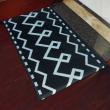yazi Non-Slip Doormat Kitchen Rugs Black&White Style Mat European Style 40x60cm (15.7x23.6inch)