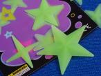 yazi Glitter Fluorescent Stars Luminous Stickers Gift