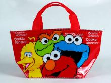 yazi Cute Sesame Street Lunch Bag Handbag Tote 006289