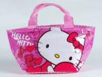 yazi Cute Hello Kitty Lunch Bag Handbag Tote 006286
